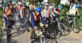 Lorient - À Lorient, les CM2 de Kerfichant se mettent en selle pour leur futur collège de Tréfaven - Le Télégramme