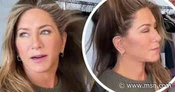 Jennifer Aniston plugs her haircare line LolaVie in new Instagram clip - msnNOW