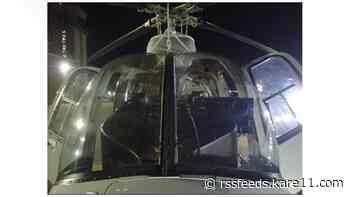 State Patrol Chopper makes emergency landing after being struck by duck