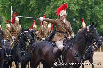 Furry mascot in attendance at final Trooping the Colour practice - St Helens Star