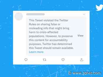 Twitter to hide misleading tweets under new crisis response policy