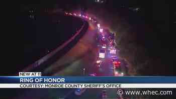 Law enforcement officers light up Ring of Honor