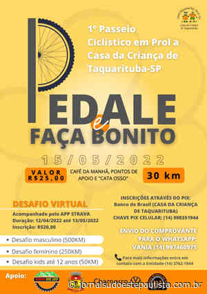 Casa da Criança de Taquarituba vai realizar Desafio Virtual de Ciclismo - Jornal Sudoeste Paulista