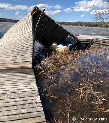 Rising water levels, remaining ice continuing to cause problems - DrydenNow.com