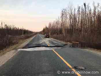 HWY 599 closed south of Pickle Lake - DrydenNow.com
