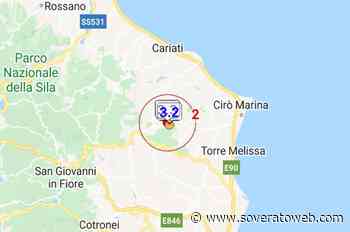 Sciame sismico in provincia di Crotone - Soverato Web