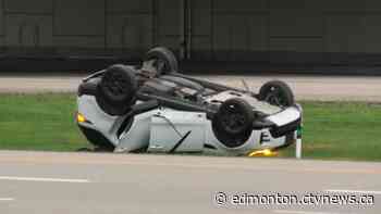 SUV rolled on Anthony Henday near Mark Messier Trail - CTV News Edmonton