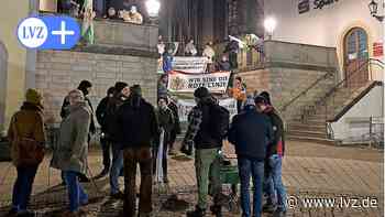 Friedensgebet und Corona-Protest in Oschatz - Leipziger Volkszeitung
