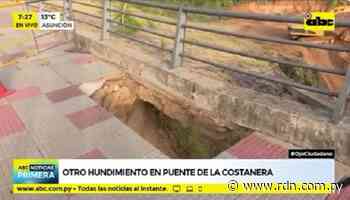 Reportan hundimiento en puente de la Costanera de Asunción - Resumen de Noticias