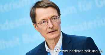 Lauterbach: Schüre keine Corona-Hysterie - Berliner Zeitung