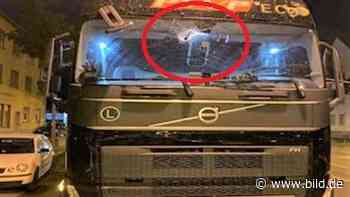 Nachts in Mannheim: Hammer-Attacke auf ukrainischen Trucker - BILD
