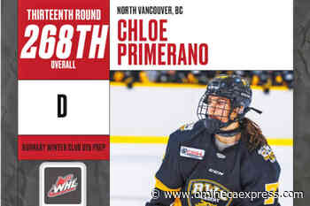 Vancouver Giants select first-ever female skater in WHL prospects draft – Vanderhoof Omineca Express - Omineca Express