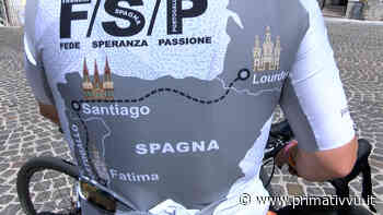 Da Solofra a Fatima in bici. la missione di Gabriele per gli ultimi - Prima Tivvù