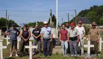 Saint-Capraise-de-Lalinde : derniers préparatifs au cimetière avant la cérémonie du 21 mai - Sud Ouest