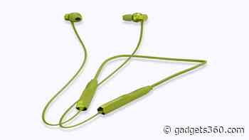 Zebronics Zeb-Yoga 3 Wireless Neckband Earphones With 17 Hours Playback Time Launched in India