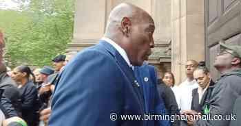 Frank Bruno pays respects to pal Barrington Patterson as mourners line streets for his funeral - Birmingham Live