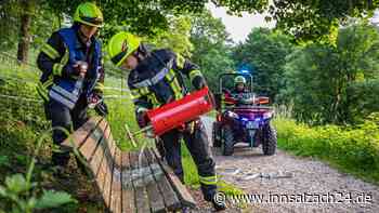 Brennende Jogginghose am Wöhrsee ruft Burghauser Feuerwehr auf den Plan