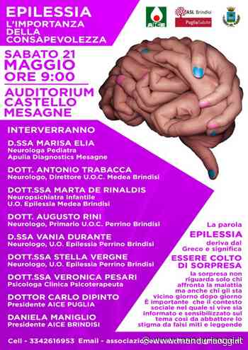 MESAGNE - Domani convegno sul tema 'Epilessia: Importanza della consapevolezza' - ManduriaOggi