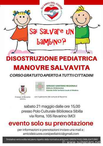 Manovre salvavita pediatriche: a Ravarino il corso gratuito - SulPanaro