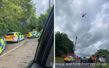 Live updates as Watford road shut after serious collision