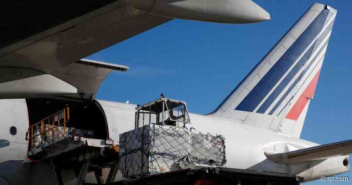 The world's biggest shipping lines are taking to the skies - Quartz