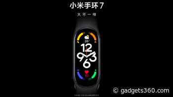 Mi Band 7 Launch Set for May 24, Xiaomi Teases Larger Display With Increased Viewing Area