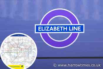 New tube map with the Elizabeth line published