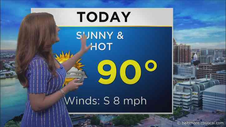 Maryland Weather: The Heat Is Here, Alert Day Saturday For Near-Record Heat