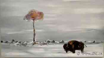 Adrian Stimson's bison paintings force viewers to reckon with Canada's colonial history