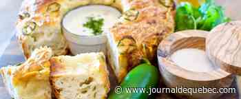 Pain cheddar et jalapeno au BBQ