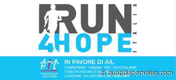 Run4Hope e Ail domani in piazza a Termoli per la staffetta promozionale aperta a tutti - quotidianomolise.com - Il Quotidiano del Molse