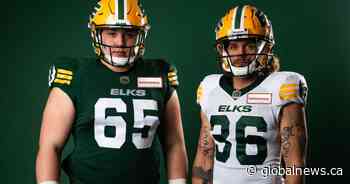 Edmonton Elks unveil new home and away uniforms