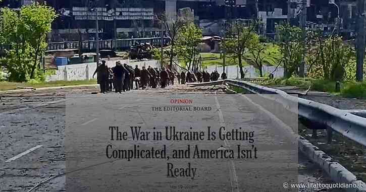 Guerra Ucraina | I dubbi del New York Times: “Vittoria Kiev irrealistica, Putin non farà marcia indietro. Biden dica a Zelensky che c’è un limite all’invio di armi”