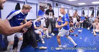 Eight behind-the-scenes photos as Everton celebrate surviving Premier League relegation
