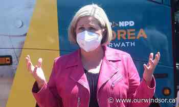 Ontario NDP leader Andrea Horwath tests positive for COVID after Smiths Falls visit - OurWindsor.ca