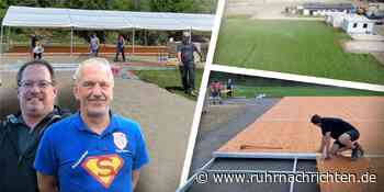 „Wahnsinn“: DJK baut Lager wieder auf – Freundschaft zu Hönningen wächst mit | Stadtlohn - Ruhr Nachrichten