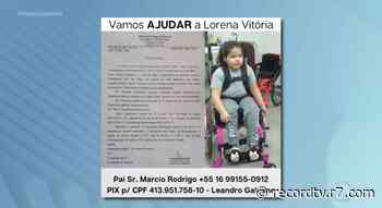 Lorena, de 9 anos, tem doença rara e precisa de ajuda - R7
