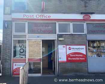 Barrhead: Teens charged after post office break in - Barrhead News