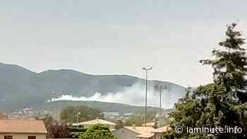 un feu de forêt en cours au sud d'Annonay - laminute.info