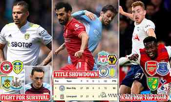 Dramatic final day of Premier League has EIGHT games with something at stake