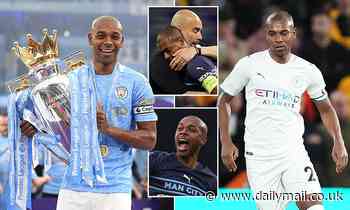 Fernandinho bids to leave Manchester City on a high by winning a FIFTH Premier League title