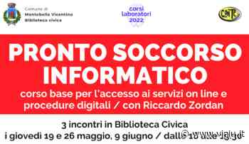 Tre incontri di “Pronto soccorso informatico” proposti da Assessorato alla Cultura e biblioteca civica del Comune di Montebello Vicentino - VicenzaPiù