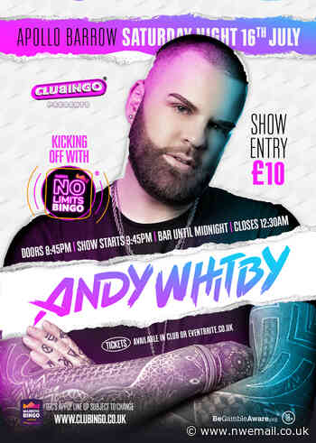 DJ Andy Whitby to perform at Apollo Bingo in Barrow - The Mail