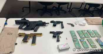 RCMP seize firearms, cash, drugs after gun store break and enter in southern Alberta