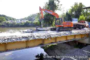 Ponte Ruth Coutinho, próxima ao Fórum de Barra Mansa, começa a ser demolida – Barra Mansa - Prefeitura Municipal de Barra Mansa (.gov)