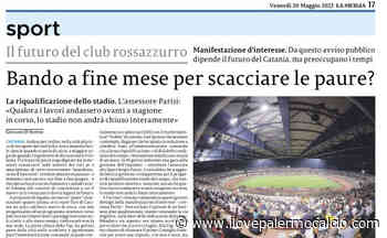 La Sicilia: "Catania, bando a fine mese per scacciare le paure? Parisi: «Non perderemo tempo»" - Ilovepalermocalcio - ilovepalermocalcio.com - Il Sito dei Tifosi Rosanero