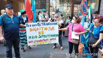 Contratto fermo dal 2019, lavoratori delle cooperative sociali in presidio - Prima Monza