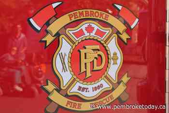 Fire destroys garage on Morris Street in Pembroke. - PembrokeToday.ca