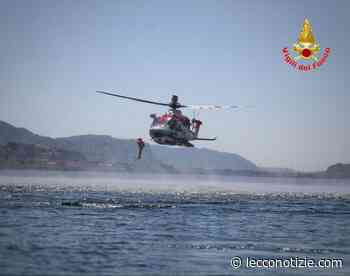 A Lecco esercitazione dei Vigili del Fuoco sommozzatori elitrasportati - Lecco Notizie