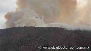 Realiza avión DC-10 descarga en incendio forestal de Santa Rosa - El Siglo de Torreón